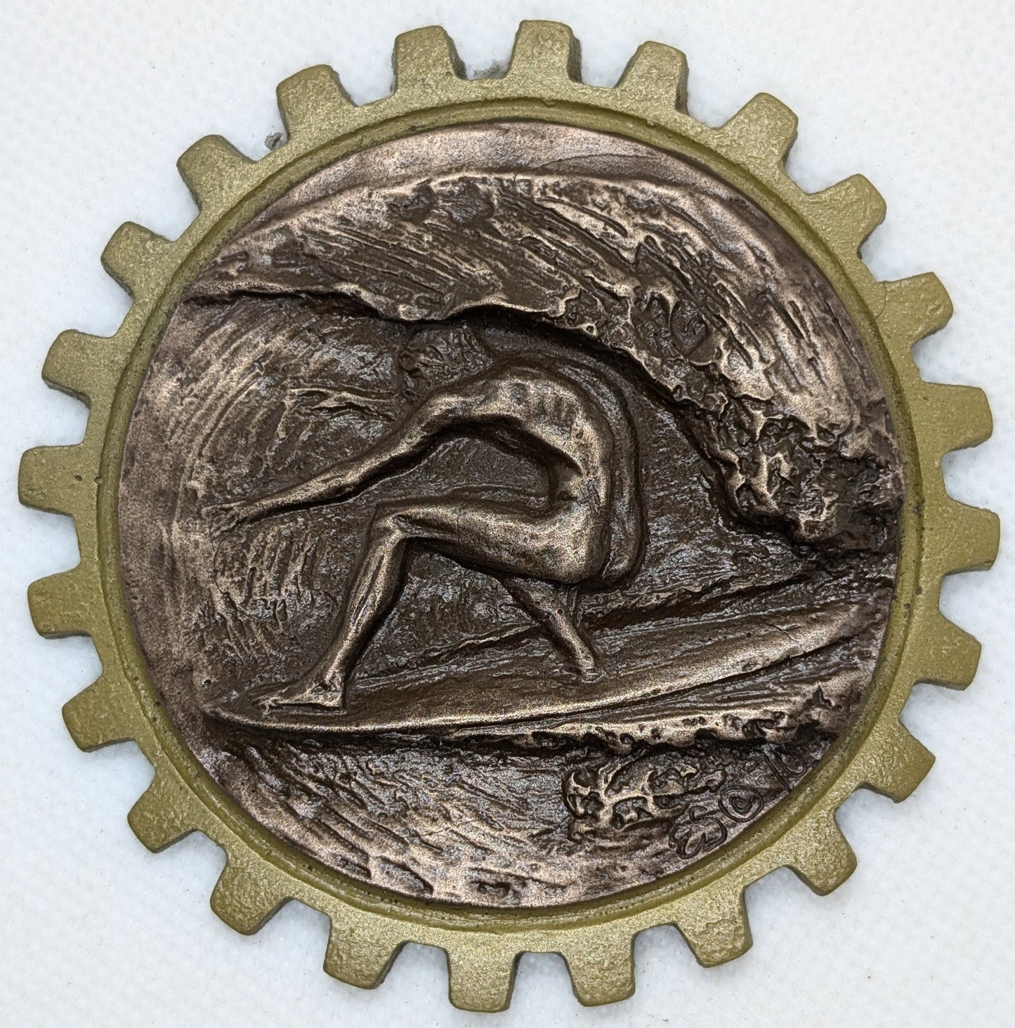 Surf Award Medallion "Tube Rider" - Bumper Sticker