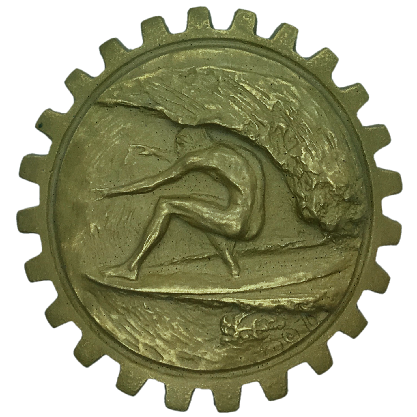 Surf Award Medallion "Tube Rider" - Bumper Sticker