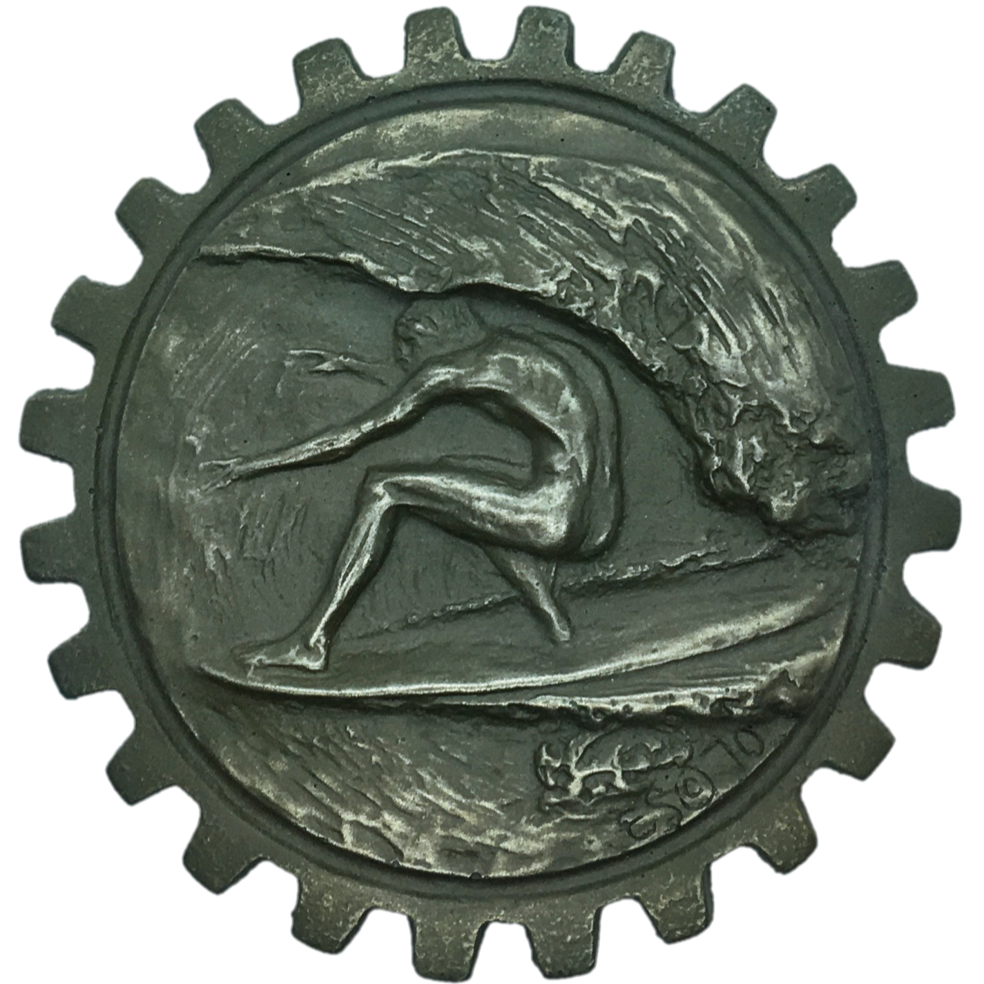 Surf Award Medallion "Tube Rider" - Bumper Sticker
