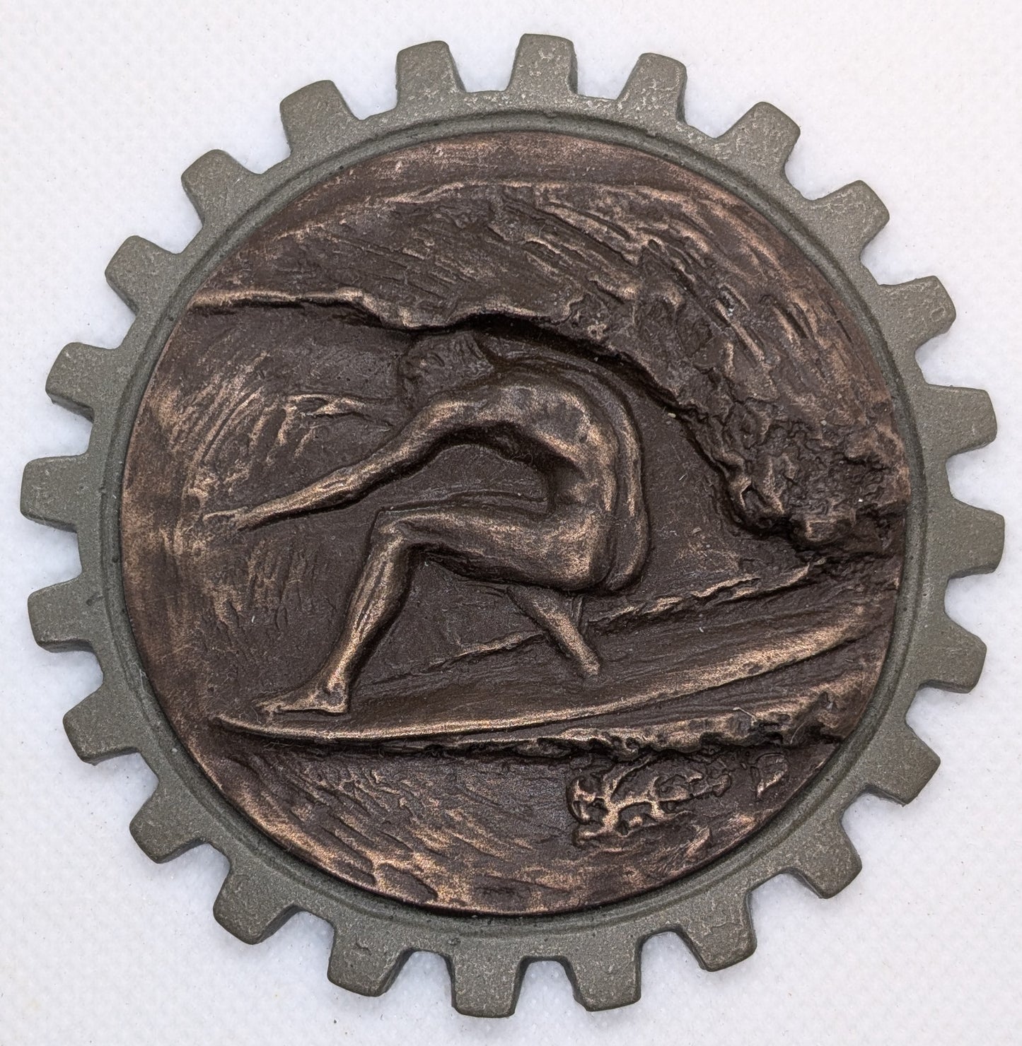Surf Award Medallion "Tube Rider" - Bumper Sticker