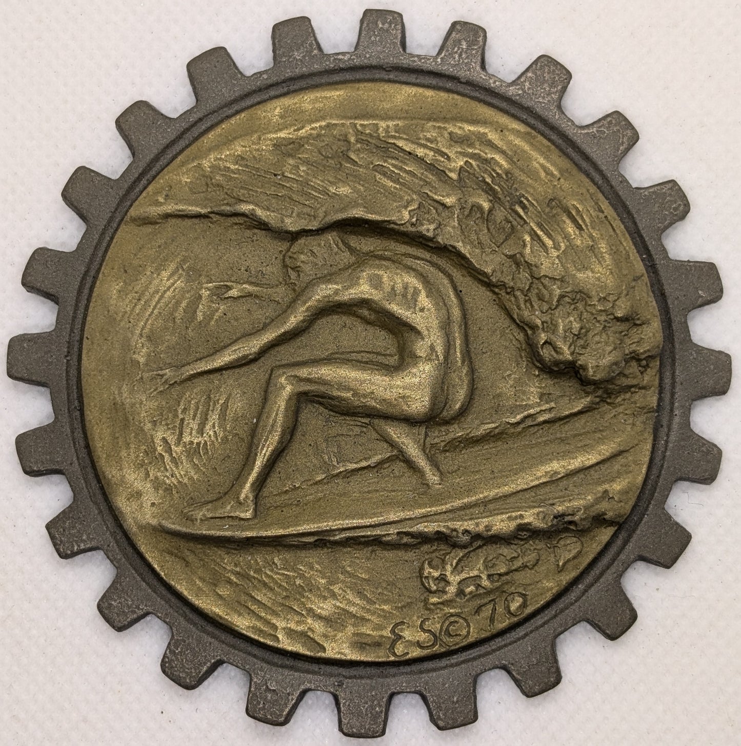 Surf Award Medallion "Tube Rider" - Bumper Sticker
