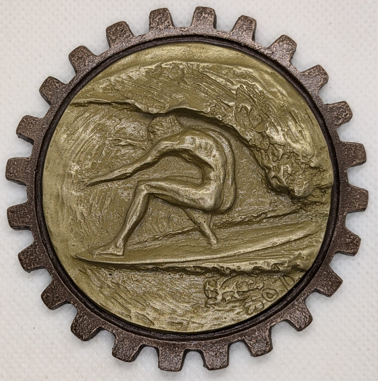 Surf Award Medallion "Tube Rider" - Bumper Sticker